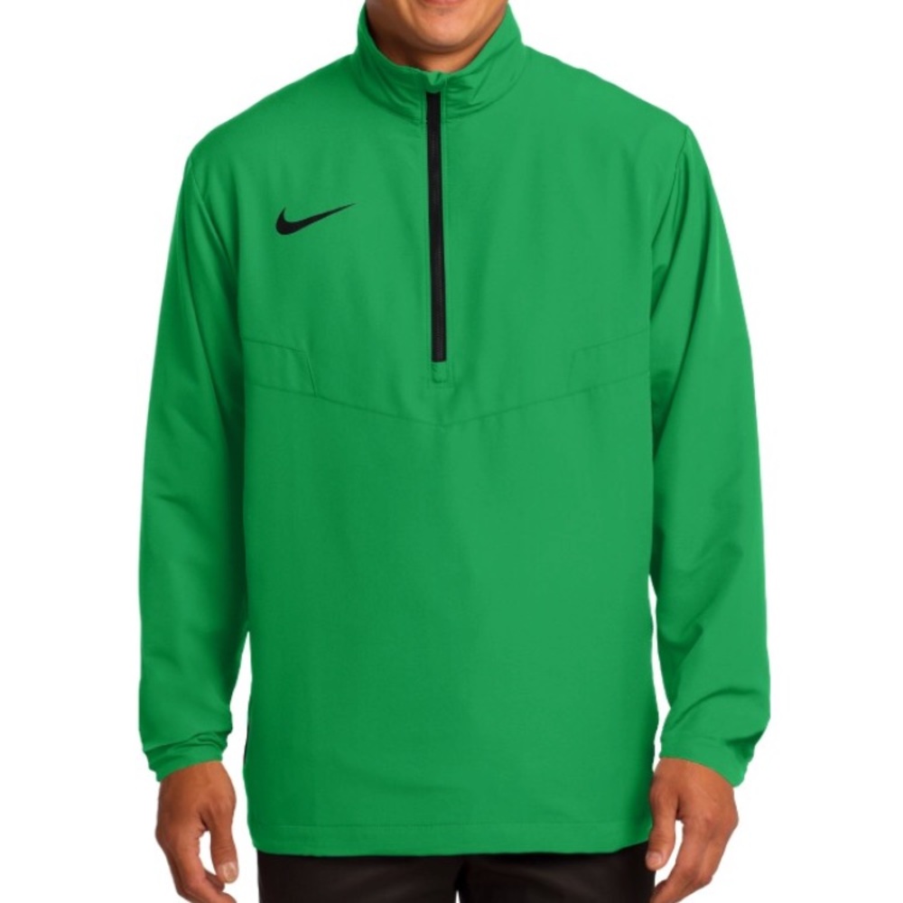 1/2 zip windshirt 💚
